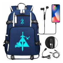 Legend Of Zelda Usb Youth Student Backpack For Men And Women's Leisure Travel Backpack