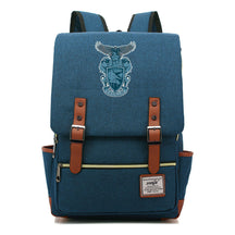 School Of Witchcraft And Wizardry Printed Student Backpack For Men And Women, Casual Belt Buckle, Classic Backpack