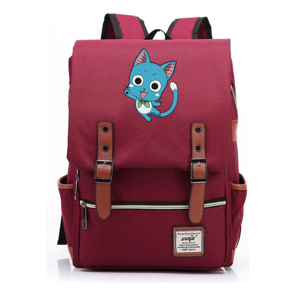 Printed Schoolbags Young Students And Classic Backpacks With Belt Buckles  Men And Women 38*27*12.5cm