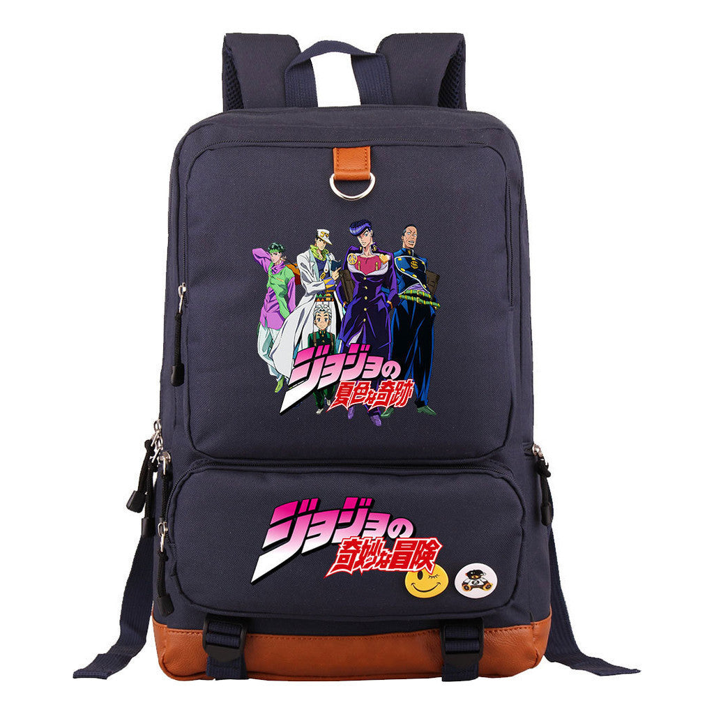The Wonderful Adventure Of The Comic Jojo Youth Student Backpack, Men's And Women's Backpack, Travel Bag