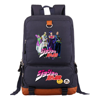 The Wonderful Adventure Of The Comic Jojo Youth Student Backpack, Men's And Women's Backpack, Travel Bag