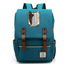 The Giant Of Manga Attack Printed Teenage Student Backpack For Men And Women With Casual Belt Buckle Classic Backpack 38*27*12.5cm