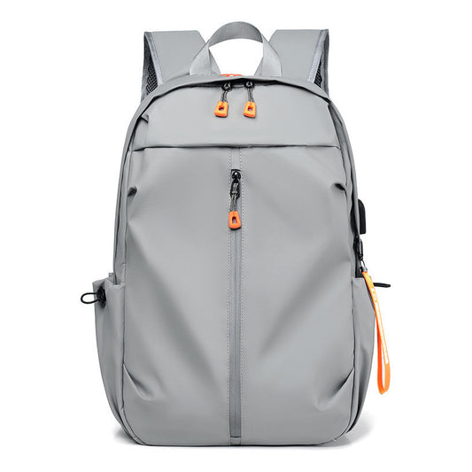 Usb Backpack For Men's Business Computer Bag, Casual Large Capacity Lightweight Sports Bag, Backpack