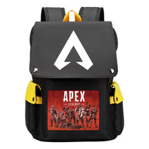Apex Hero Print Usb Charging Head Youth School Bag Casual Backpack