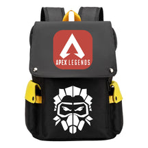 Apex Hero Print Usb Charging Head Youth School Bag Casual Backpack