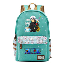 Anime Pirate Wang Lufei Printed Student School Bag Fragmented Flower Leisure Backpack