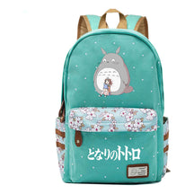Printed Youth Student School Bag Fragmented Flower Leisure Backpack