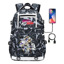 Comic Joe's Wonderful Adventure Print Usb Youth Student Backpack For Men And Women's Leisure Travel Backpack