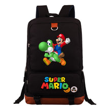 Super Mario Print Youth Student Backpack, Travel Bag, Men's And Women's Backpack