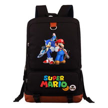 Super Mario Print Youth Student Backpack, Travel Bag, Men's And Women's Backpack