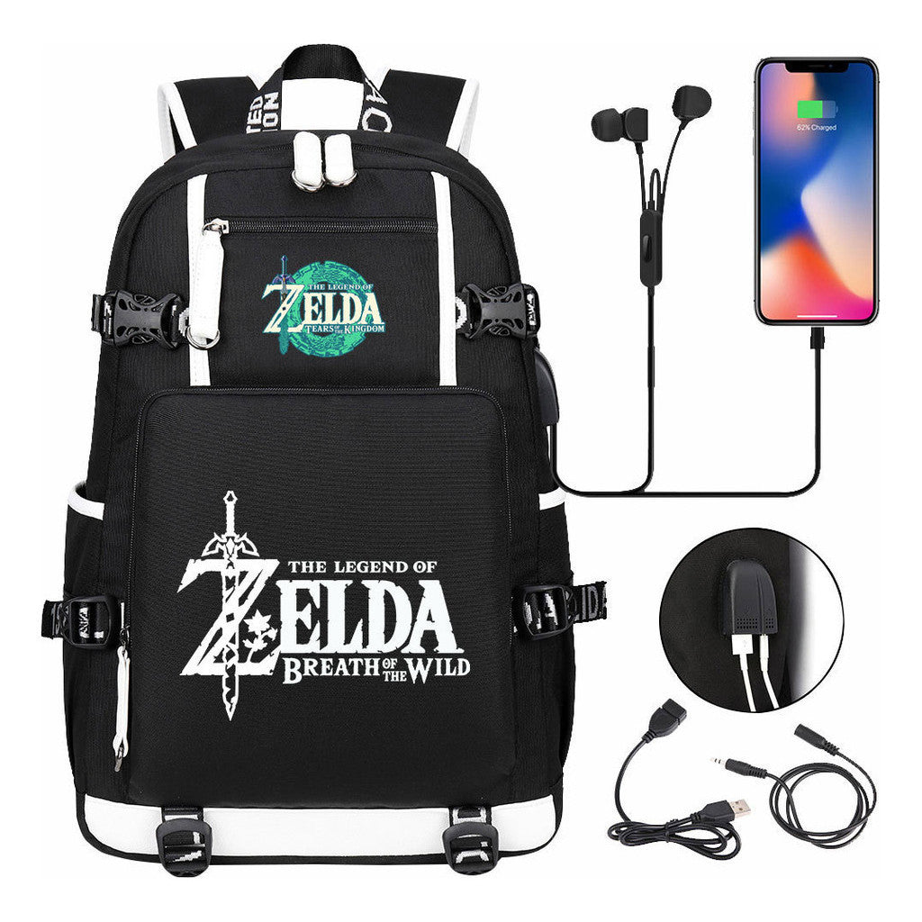 Printed Teenage Student Backpack, Men's And Women's Backpacks, Travel Backpacks