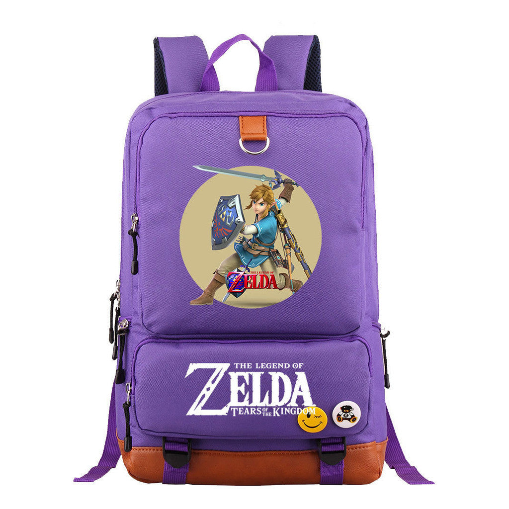 Printed Teen School Bag Travel Bag Backpacks