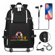 Toy Bear Game Usb Large Capacity Youth Student School Bag Leisure Travel Backpack