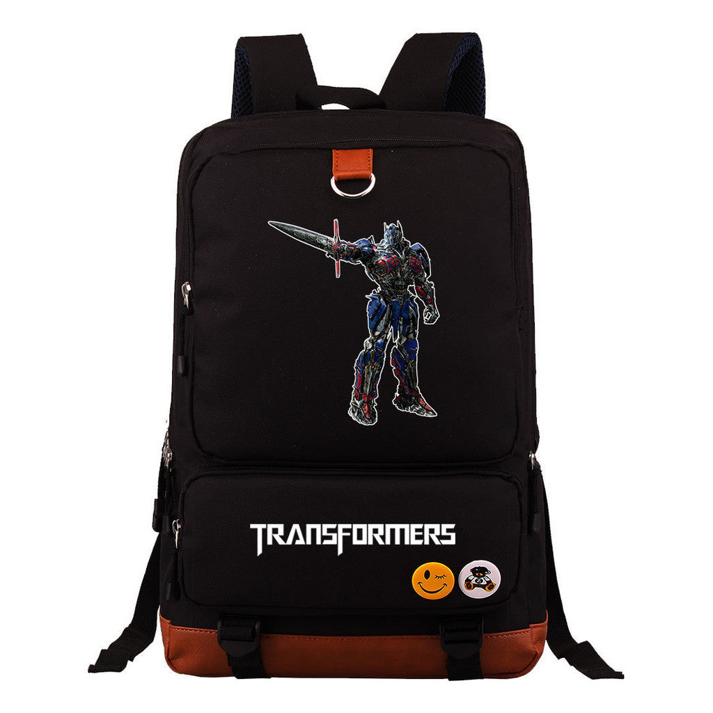 Transformed Mecha Youth Student Backpack, Men's And Women's Backpack, Travel Bag