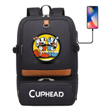 Printed Usb Youth Student School Bag Outdoor Picnic Insulation Bag Backpack