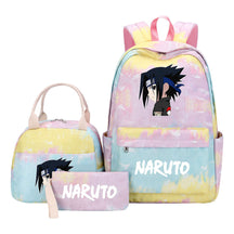 Naruto Student Girl Backpack Lunch Bag Three Piece Set Backpack Set