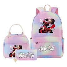 Teenage Student Girl Backpack Lunch Bag Three Piece Set Backpack Set