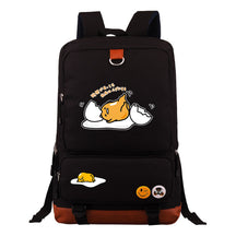 Cartoon Anime Lazy Egg Youth Student Backpack With Large Capacity Travel Bag For Boys And Girls Backpack