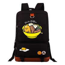 Cartoon Anime Lazy Egg Youth Student Backpack With Large Capacity Travel Bag For Boys And Girls Backpack