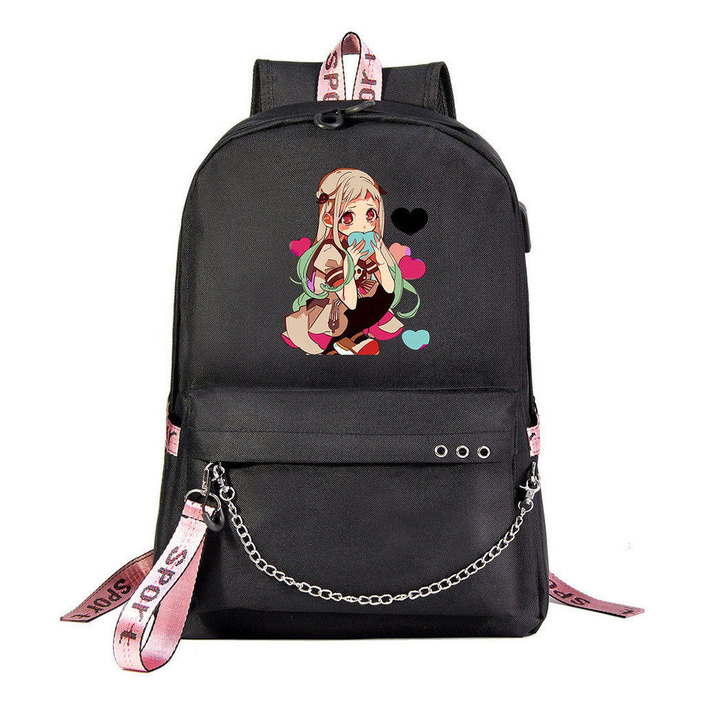 Usb Youth Student Backpack For Boys And Girls Leisure Travel Backpack