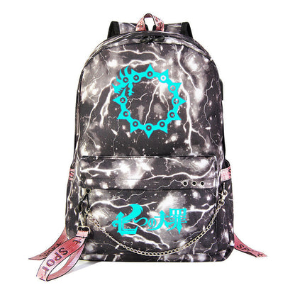 Usb Youth Student Backpack For Boys And Girls Leisure Travel Backpack
