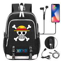 Anime Pirate Wang Lufei Youth Student School Bag Usb Men's And Women's Leisure Backpack