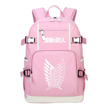Giant Winged Soldier Captain Of Anime Attack Student Backpack, Leisure Travel Backpack