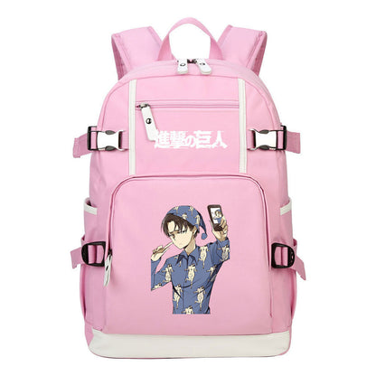 Giant Soldier Captain Alan Of Anime Attack Student Backpacks, Men's And Women's Backpacks, Leisure Travel Backpacks, Backpacks