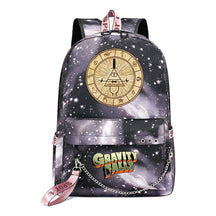 Cartoon Strange Town Youth Student School Bag Men's And Women's Leisure Travel Backpack