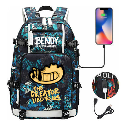 Usb Youth Student Backpack Travel Backpack