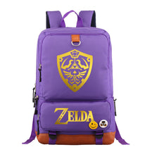 Golden Selda Kingdom Tear Print Youth Student School Bag Travel Bag Shoulder Travel Backpack