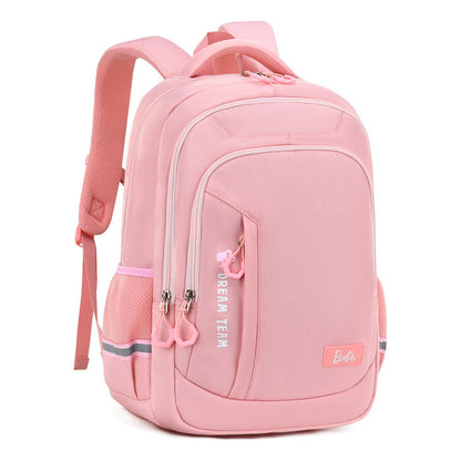 School Bag, Student Girl Leisure Backpack, Spine Protector, Lightweight Bag