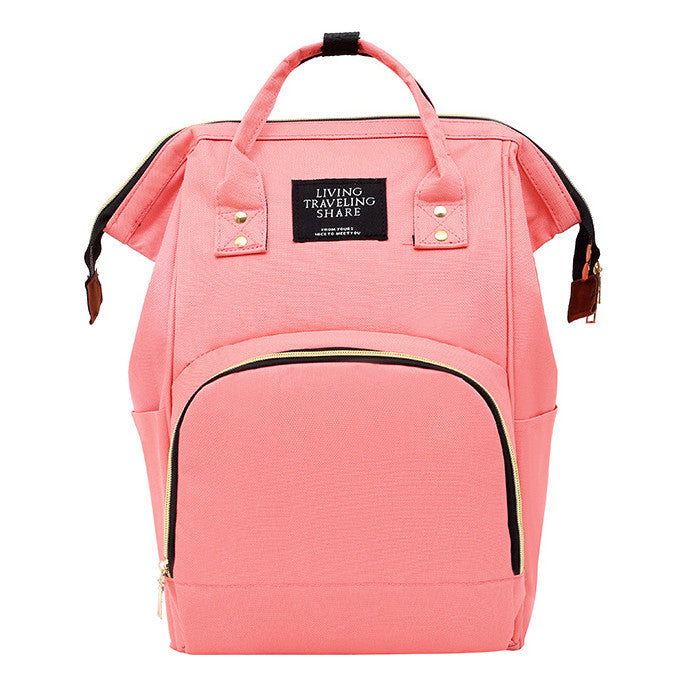Mother And Baby Bag, Simple And Large Capacity, Portable Backpack, Multifunctional, Fashionable, Casual Backpack, Mommy Bag