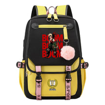 My Heroes Academy Usb Student Backpack, Casual Woven Strap Flip Back Backpack
