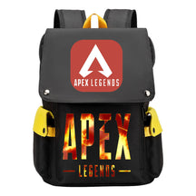Apex Hero Print Usb Charging Cap Headpiece Student Backpack Leisure Backpack