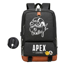 Apex Hero Print Usb Student Backpack Travel Backpack