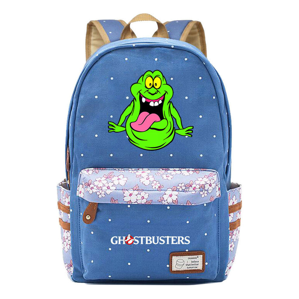 Devil Print Student Backpack, Fashionable And Casual Backpack