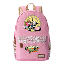Cartoon, Anime, Bizarre Town, Teenage Student Backpacks, Floral Men's And Women's Backpacks