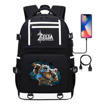 Legend Of Zelda Printed Usb Youth Student Backpack Men's And Women's Backpack Leisure Travel Bag