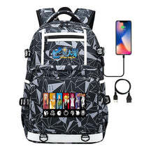 Seven Major Crimes In Comics, Printed Usb Youth Student Backpack, Men's And Women's Leisure Travel Backpack