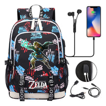 Usb Teen School Bag Men's And Women's Sports Backpacks