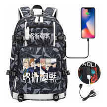 Printed Usb Youth Student Backpack For Men And Women's Leisure Large Capacity Travel Backpack