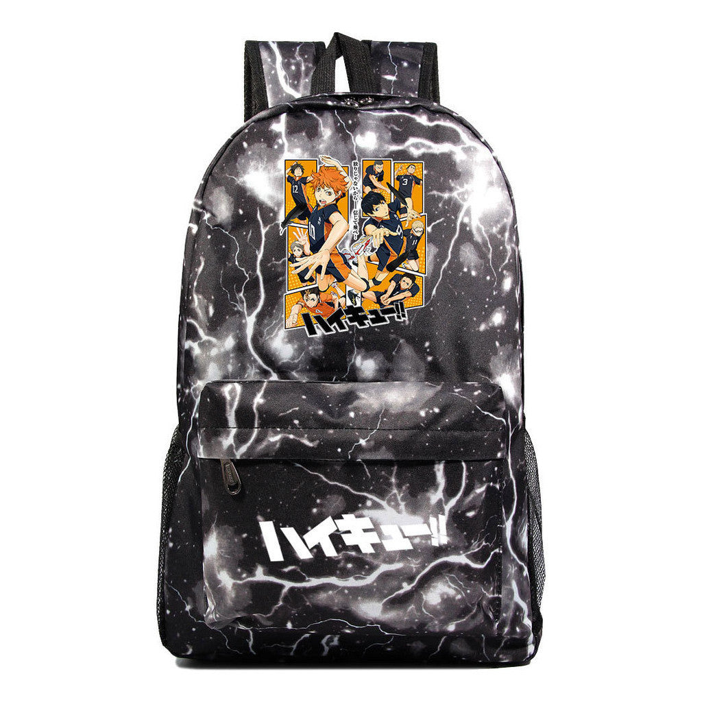 Naruto Usb Large Capacity Youth Student Backpack For Leisure Travel Backpack