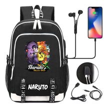 Naruto Student Backpack Usb Men's And Women's Casual Backpack
