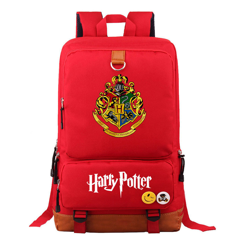 School Of Witchcraft And Wizardry Youth Student School Bag Large Capacity Travel Bag Men's And Women's Backpack