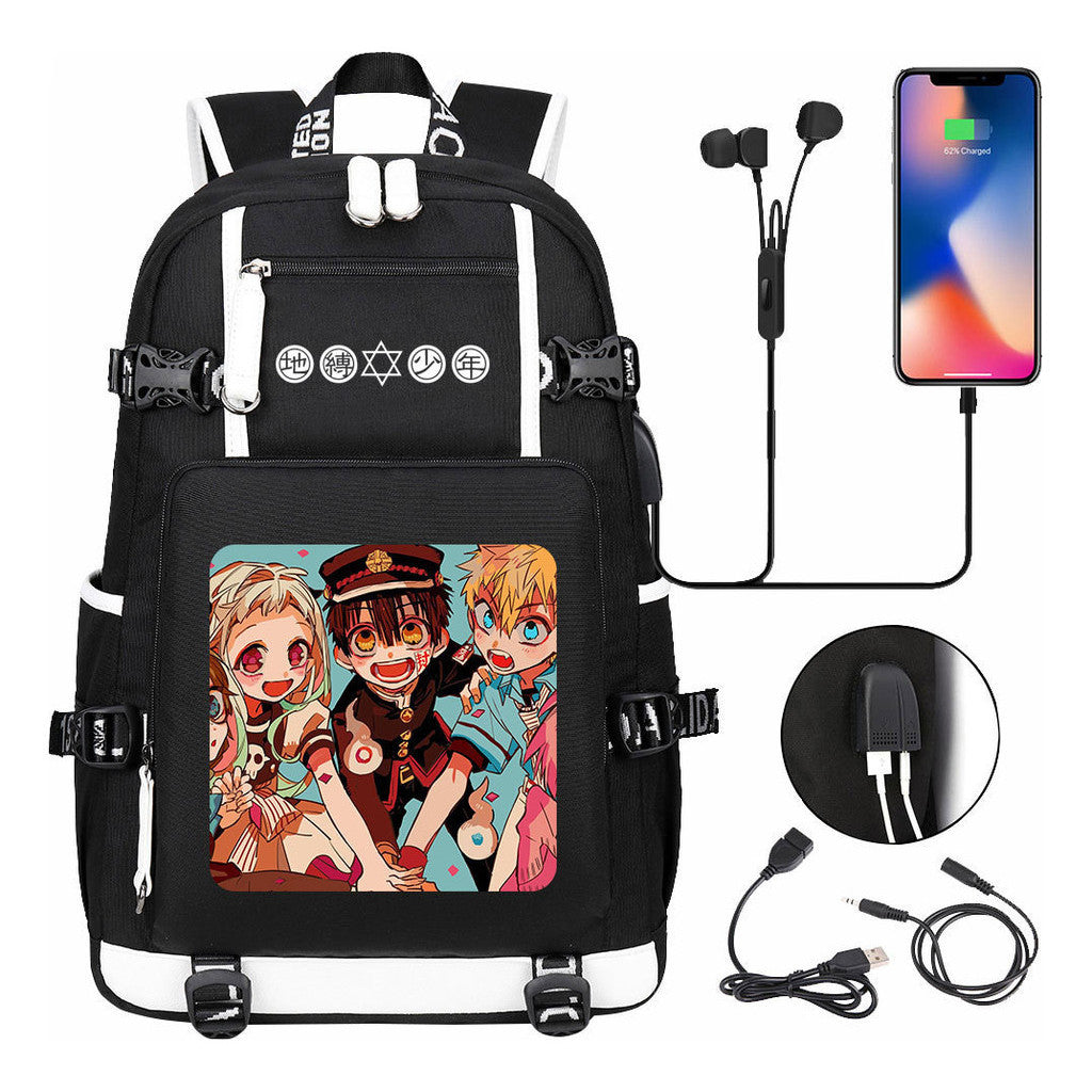 Usb Large Capacity Youth Student Backpack For Men And Women's Leisure Travel Backpack