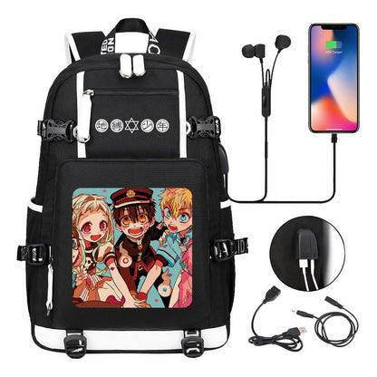 Usb Large Capacity Youth Student Backpack For Men And Women's Leisure Travel Backpack
