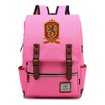 School Of Witchcraft And Wizardry Printed Youth Student Backpack For Men And Women, Casual Belt Buckle, Classic Backpack