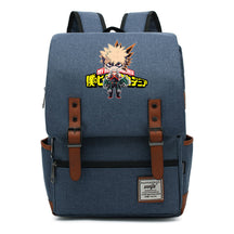 Anime My Heroes Academy Printed Youth Student Backpack Men's And Women's Leisure Belt Buckle Classic Backpack 38*27*12.5cm