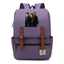 Academy Of Magic Print Teen Student School Bag For Men And Women Casual Belt Buckle Classic Backpack